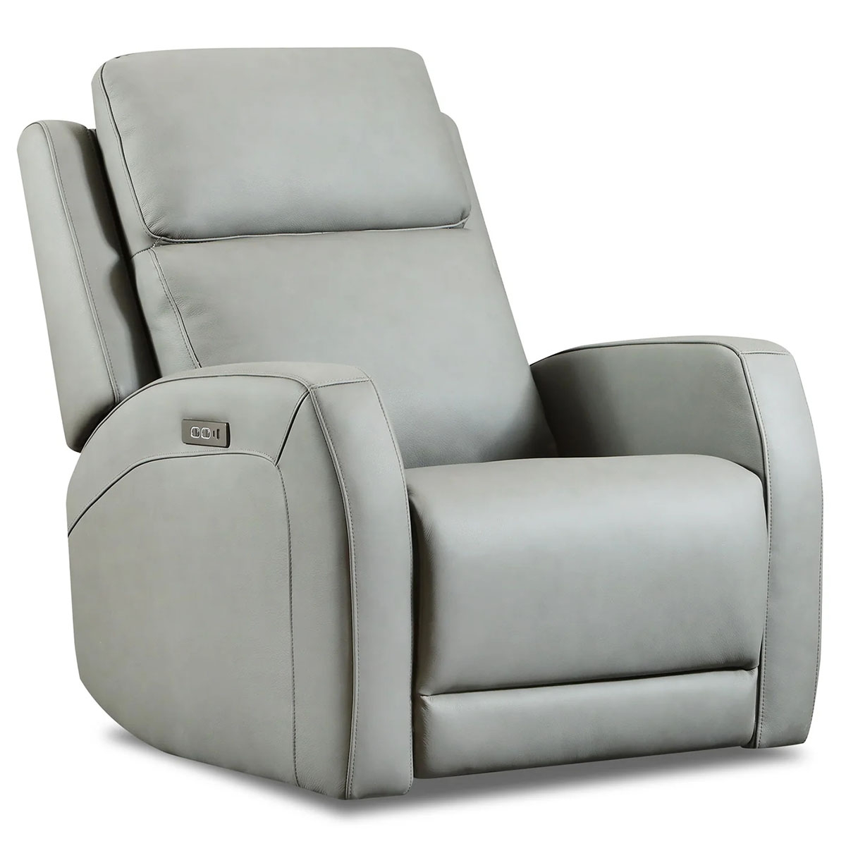 Picture of BANCROFT SWIVEL GLIDER RECLINER W/ POWER HEADREST IN COAL