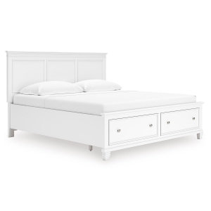 Picture of DANA WHITE QUEEN BED W/ STORAGE