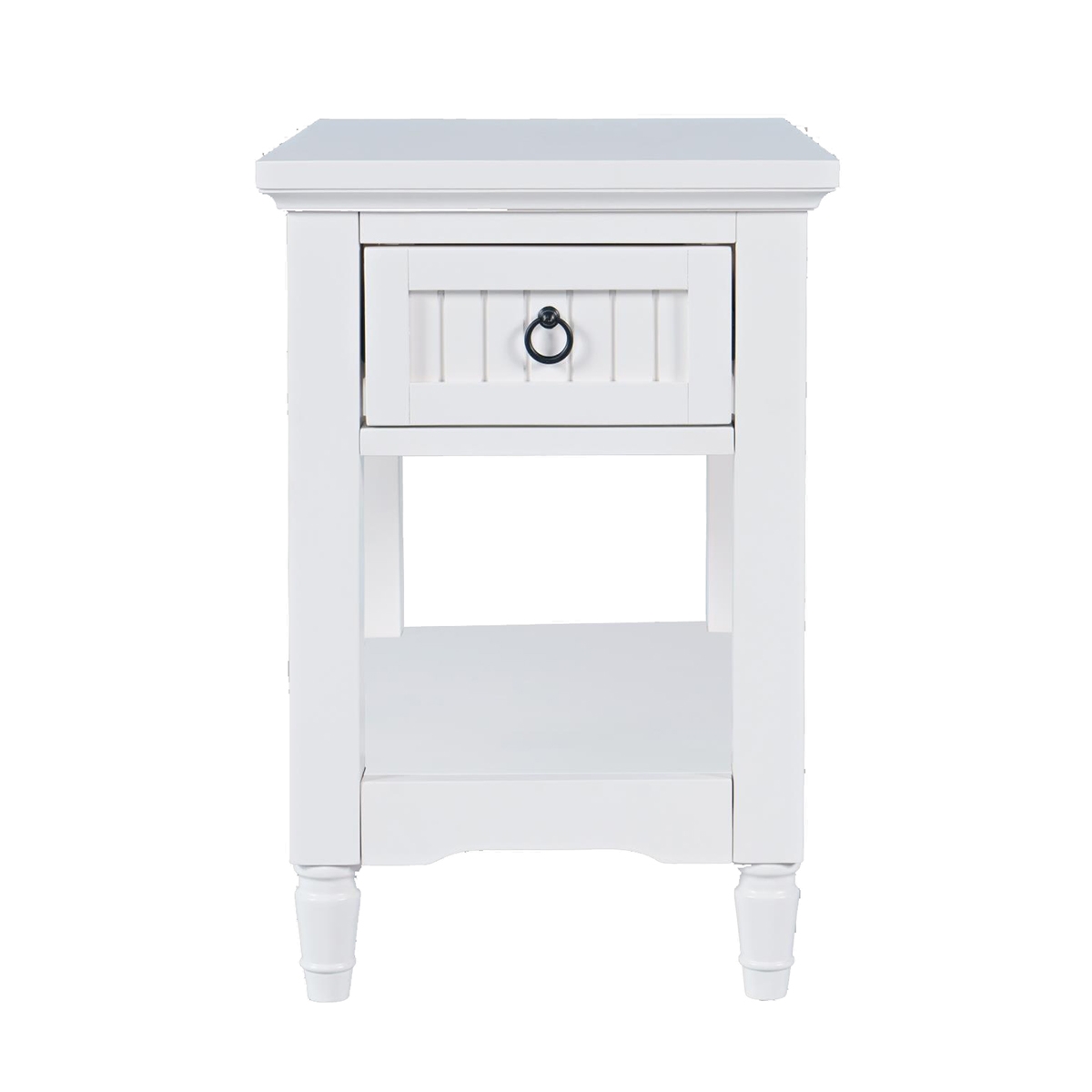 Picture of WESTPORT WHITE CHAIRSIDE TABLE