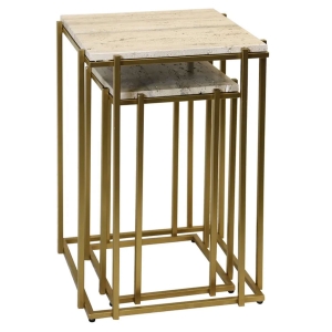 Picture of MARBLE & GOLD NESTING TABLES