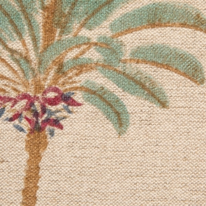 Picture of 24" PALM LINEN BLOCK PILLOW