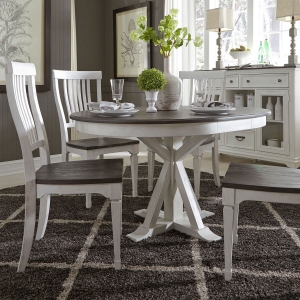 Picture of ALLYSON 5PC RND PED DINE SET