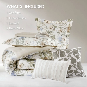 Picture of HERBAL FLORAL 6PC QN COMF ST
