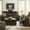 Picture of KNIGHTINGTON SOFA W/ AUDIO IN BROWN