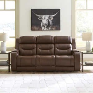Picture of KNIGHTINGTON SOFA W/ AUDIO IN BROWN