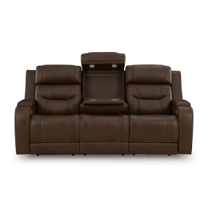 Picture of KNIGHTINGTON SOFA W/ AUDIO IN BROWN