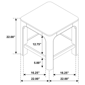 Picture of SOLANO END TABLE