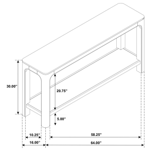 Picture of SOLANO CONSOLE TABLE