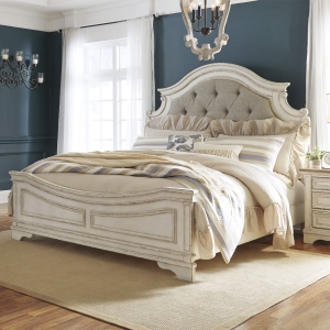 Picture of Roslyn King Upholstered Panel Bed