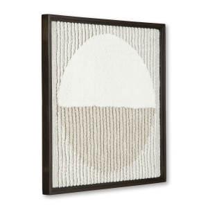 Picture of BACHARD TAN/WHT WALL ART