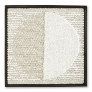 Picture of BACHARD TAN/WHT WALL ART