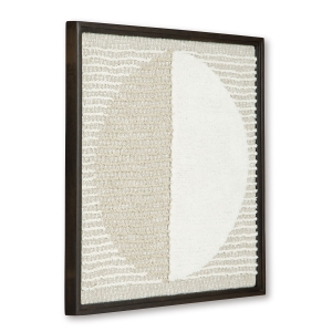 Picture of BACHARD TAN/WHT WALL ART