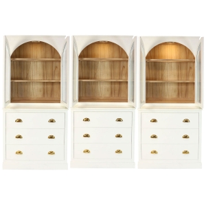 Picture of 2PC CHEST AND HUTCH IN WHITE