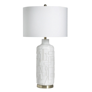 Picture of PUEBLA BONE CER T-LAMP