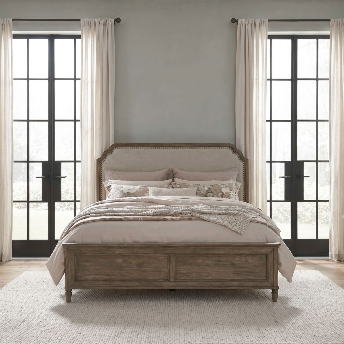 Picture of HICKORY GROVES UPH QUEEN BED