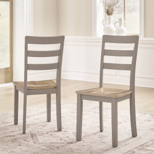 Picture of HARPERFELD NAT/GREY DIN CHAIR