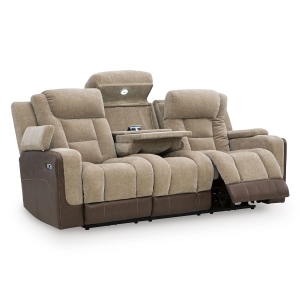 Picture of MIXED MOTION BRW SOFA W/PHR/DR