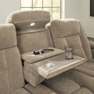 Picture of MIXED MOTION BRW SOFA W/PHR/DR