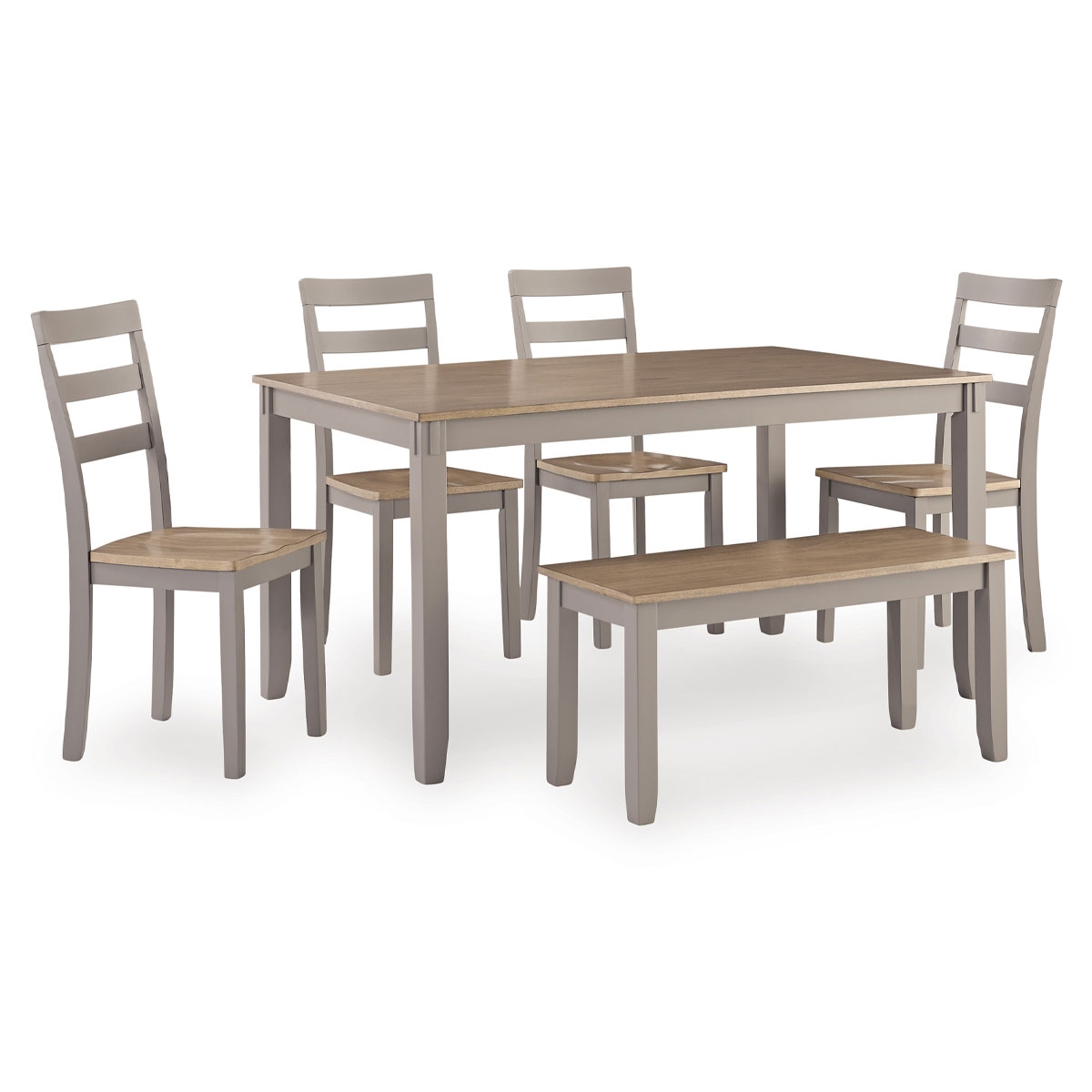 Picture of HARPERFELD NAT/GREY 6PC DIN W/