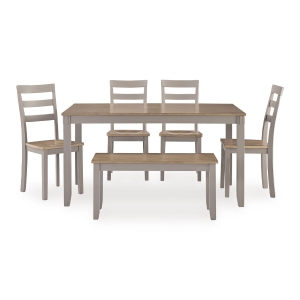 Picture of HARPERFELD NAT/GREY 6PC DIN W/
