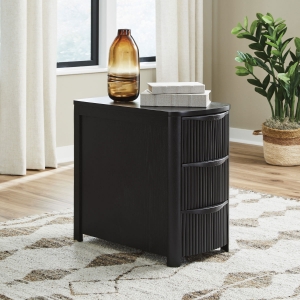 Picture of CAMDILL BLACK CHAIRSIDE TABLE