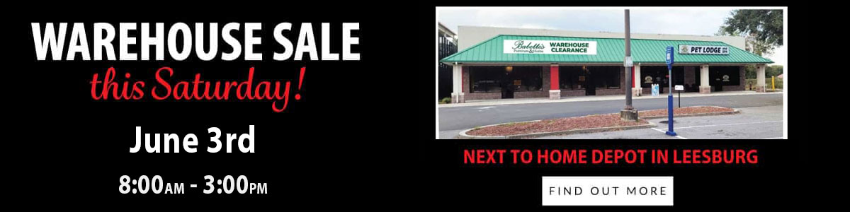 Warehouse Sale Sat. June 3rd